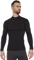 BRUBECK EXTREME MERINO Férfi merinó gyapjú aláöltözet felső - Fekete - t-active