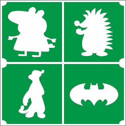  Mk Body Deco Cuki ovis sablon 4 minta az egyben 01