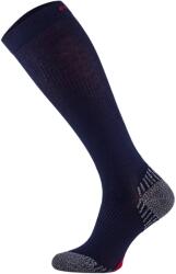 COMODO RUN COMPRESSION Kompressziós hosszú szárú futózokni +ezüstion - Sötétkék