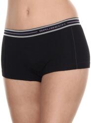 Brubeck ACTIVE WOOL Női merinó gyapjú boxer - Fekete - t-active