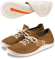 BRUBECK BAREFOOT 25' Férfi merinó gyapjú mezítlábas cipő - Barna / Krém