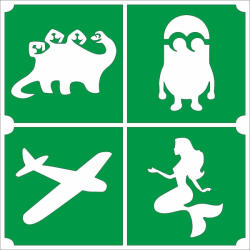  Mk Body Deco Cuki ovis sablon 4 minta az egyben 16