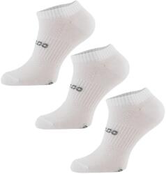 COMODO RUN PERFORMANCE Cotton rövid bokazokni 3-as csomag - Fehér
