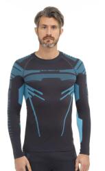 BRUBECK DRY Férfi hosszú ujjú felső - Grafit / Kék - t-active