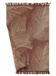Zwoltex FOUTA Strandtörölköző (100cm×160cm) Pálmalevél - Bordó