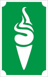  8x5 cm-es Csillámtetoválás sablon - Fagylalt 17