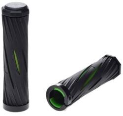 WMX Mansoane bicicleta din cauciuc, 120mm, culoare negru verde (AWR2243G)