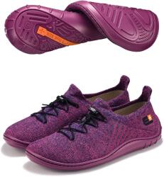 BRUBECK BAREFOOT Női merinó gyapjú mezítlábas cipő - Szilva - t-active