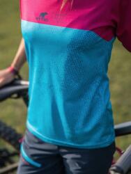 ATTIQ ENDURO SUPER FLOW Női rövid ujjú felső - Pink / Kék