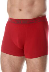 BRUBECK COMFORT COTTON Férfi pamut trunk alsónadrág - Sötétpiros - t-active
