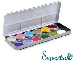 Superstar 12 színű arcfesték készlet - Biotanika /12 colours BOTANICAL palette/