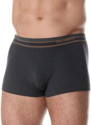 BRUBECK ACTIVE WOOL Férfi merinó gyapjú boxer - Grafit - t-active