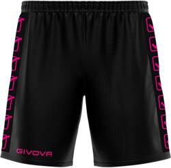 GIVOVA POLY BAND Uniszex rövidnadrág - Fekete / Rózsaszín