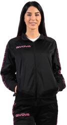 Givova TRICOT BAND Uniszex melegítőfelső - Fekete / Rózsaszín