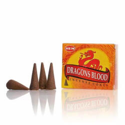 HEM Dragons Blood illatú füstölő kúp 10db/cs