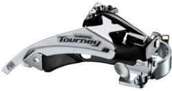 Shimano Schimbator Fata Shimano Tourney Fd-Ty500-Ts6, Triplu, Pt. 6 7 Vit. Pe Spate, Top Swing, Tragere Dubla, Colier 34.9Mm (Incl. Adaptor 31.8Mm 28.6Mm), Unghi Cs 66-69, For 42T, Chainline 47.5 50Mm, Amba (