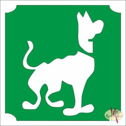 5x5 cm-es Csillám tetoválás sablon - Scooby Doo 5 - mkbazar