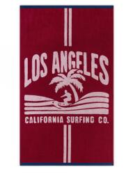 Zwoltex LOS ANGELES Strandtörölköző (100cm x 160cm) - Bordó