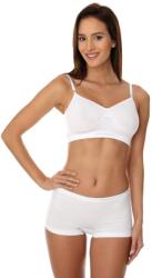 BRUBECK COMFORT COTTON Kényelmes melltartó - Fehér - t-active