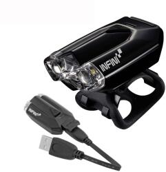 INFINI Far Infini Lava 4 functii 2 Super Led alb 3Lux Negru (546010631RM)
