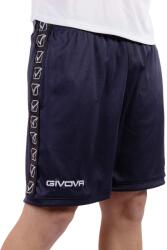 GIVOVA POLY BAND Uniszex rövidnadrág - Sötétkék / Fekete csík