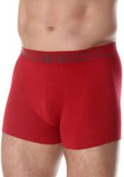 BRUBECK COMFORT COTTON Férfi pamut boxer - Sötétpiros - t-active