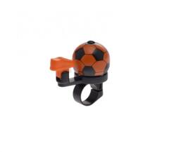 WMX Sonerie bicicleta din-din forma de minge, culoare portocaliu negru (AWR1609)