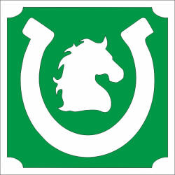  5x5 cm-es Csillámtetoválás sablon - Ló patkóval 289 - mkbazar