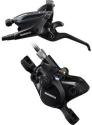 Shimano Set manete de schimbator frana 3x7 viteze, SHIMANO ST-EF505, cablu 2050mm, Ez-Fire PLUS, 3 degete (ESTEF50573X7)
