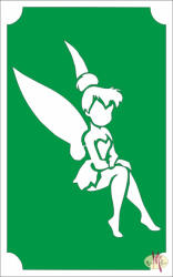  8x5 cm-es Csillámtetoválás sablon -Tündér 70