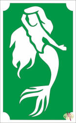  8x5 cm-es Csillámtetoválás sablon - Hablány 96 - mkbazar