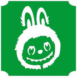 Body Deco 5x5 cm-es Csillámtetoválás sablon - Labubu 421