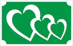  8x5 cm-es Csillámtetoválás sablon - Szívek 49