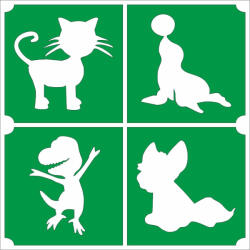  Mk Body Deco Cuki ovis sablon 4 minta az egyben 07