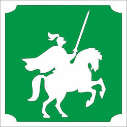  5x5 cm-es Csillámtetoválás sablon - Lovag 411