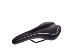 WMX Sa biciclete, Leoshi, culoare negru alb cu gaura de aerisire, 275x150 mm, 338 g (AWR2077)