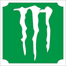  5x5 cm-es Csillámtetoválás sablon - Monster 153