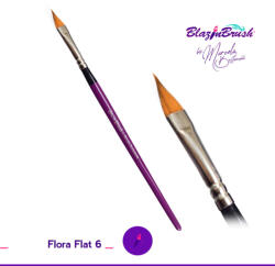  BLAZIN Lapos hegyes szirom arcfestő ecset Flora #6