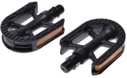 WMX Set 2 pedale copii Wellgo din plastic pentru bicicleta, filet 1 2, culoare negru (AWR0072)