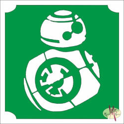  5x5 cm-es Csillámtetoválás sablon - Star Wars 179