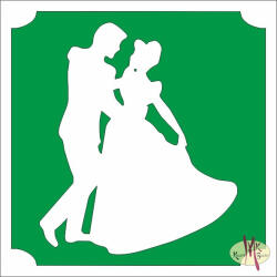  5x5 cm-es Csillám tetoválás sablon - Szépség és a szörnyeteg 36 - mkbazar