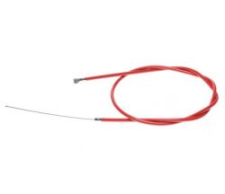 WMX Cablu frana fata cu teaca, pentru biciclete, lungime cablu 1000mm, lungime teaca 850mm, culoare rosu (LCR0004)