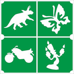  Mk Body Deco Cuki ovis sablon 4 minta az egyben 05