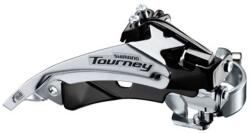 Shimano Schimbator fata Shimano Tourney Fd-Ty510-Ts3 triplu pentru 6 7 viteze pe spate, Top Swing, tragere dubla, colier 34.9Mm (Incl. Adaptor 31.8Mm 28.6Mm), Unghi Cs 63-66, Pt. 48T, Chainline 47.5 50Mm, A (