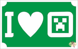  8x5 cm-es Csillámtetoválás sablon - Minecraft 58 - mkbazar