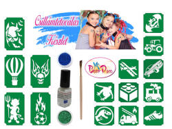  Csillámtetoválás szett - Fiús