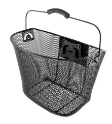 RMS Cos Bicicleta Fier 35x25x26cm Negru Prindere Rapida (588160161RM)