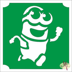 5x5 cm-es Csillámtetoválás sablon - Mignon 141 - mkbazar