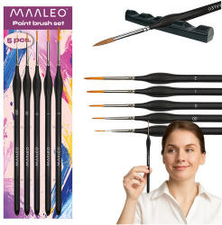  Maaleo 5 darabos ecsetkészlet + állvánnyal
