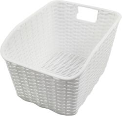 DSX Cos spate biciclete JET plastic 43x31x24cm, 1089g, culoare alb (A730)